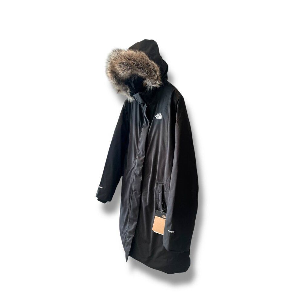 The North Face $350 Arctic Parka Insulated 600 Down TNF Women’s  2X Faux Fur - Picture 4 of 13